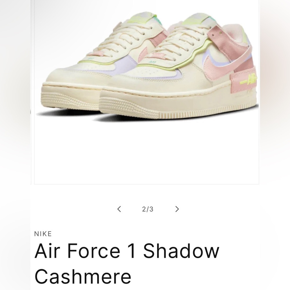 Nike Air Force 1 Shadow Cashmere Pastel